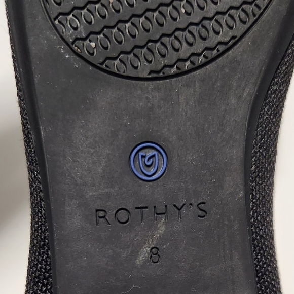 Rothys Solid‎ Black Flats - Picture 8 of 10